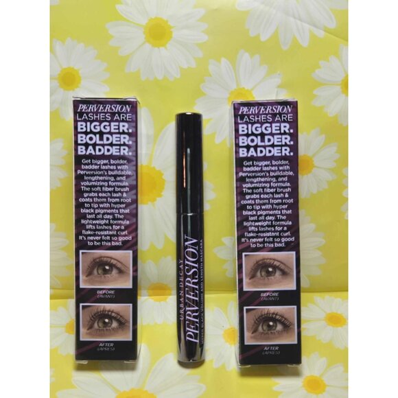 URBAN DECAY PERVERSION VOLUMIZING MASCARA BIGGER BLACKER (Set Of 2) - Picture 4 of 8